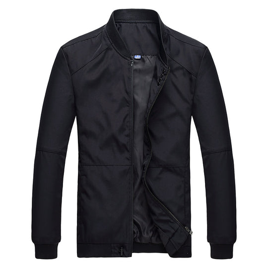 Herren Freizeitjacke mit Druckknopfverschluss und seitlichen Eingrifftaschen EB