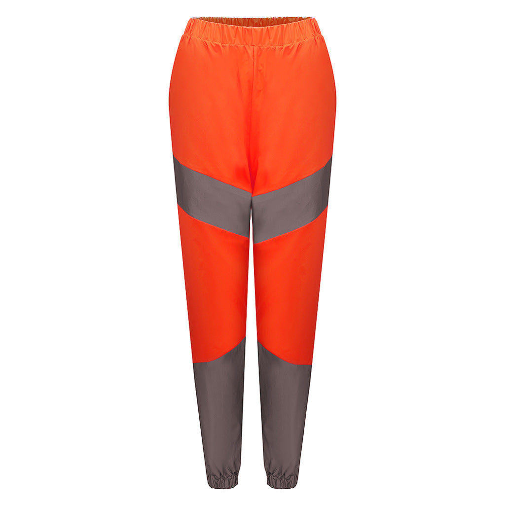 Damen Trainingshose mit modischen Kontrastdetails und elastischem Bund EB
