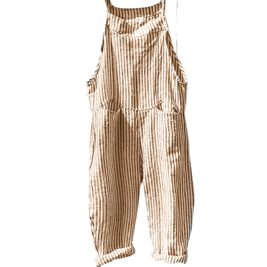 Damen Lässiger Jumpsuit mit lässigem Schnitt und praktischen Taschen EB
