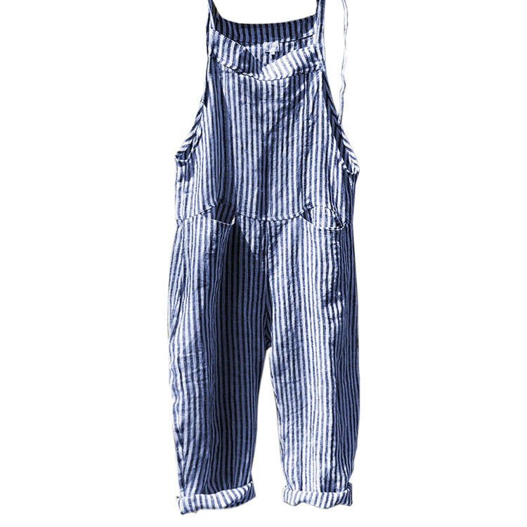 Damen Lässiger Jumpsuit mit lässigem Schnitt und praktischen Taschen EB