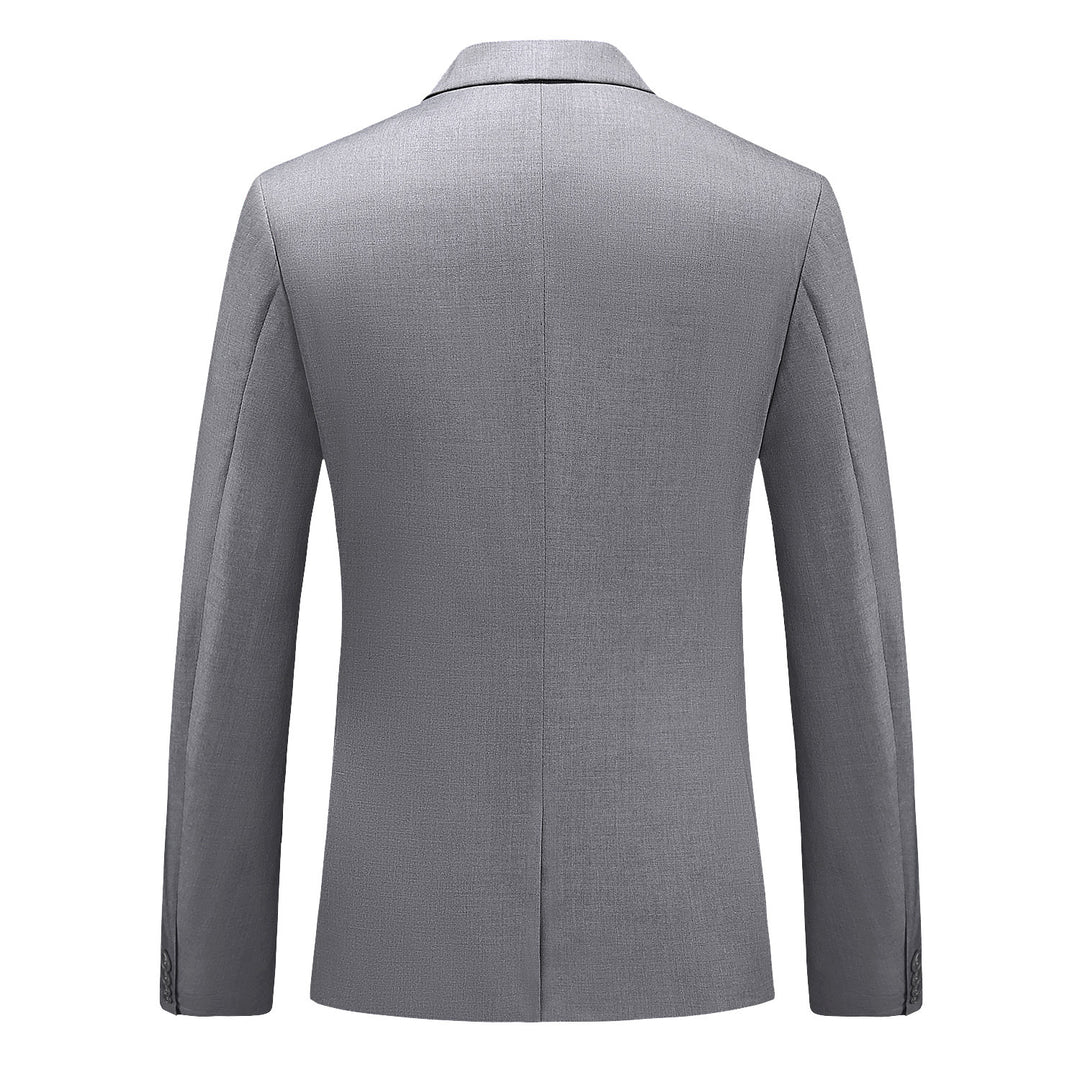 Herren nan elegantes Businesssakko Slim Fit mit schmaler Silhouette und modernem Reverskragen EB
