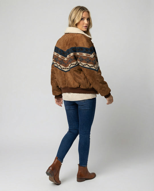 EB | Warmer Retro-Plüsch Wintermantel