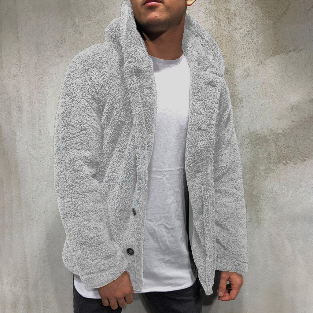 Herren kuschelige Fleecejacke EB