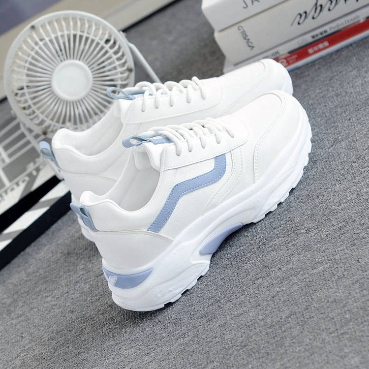 Damen Sportliche Sneaker mit gepolsterter Laufsohle und atmungsaktivem Obermaterial EB
