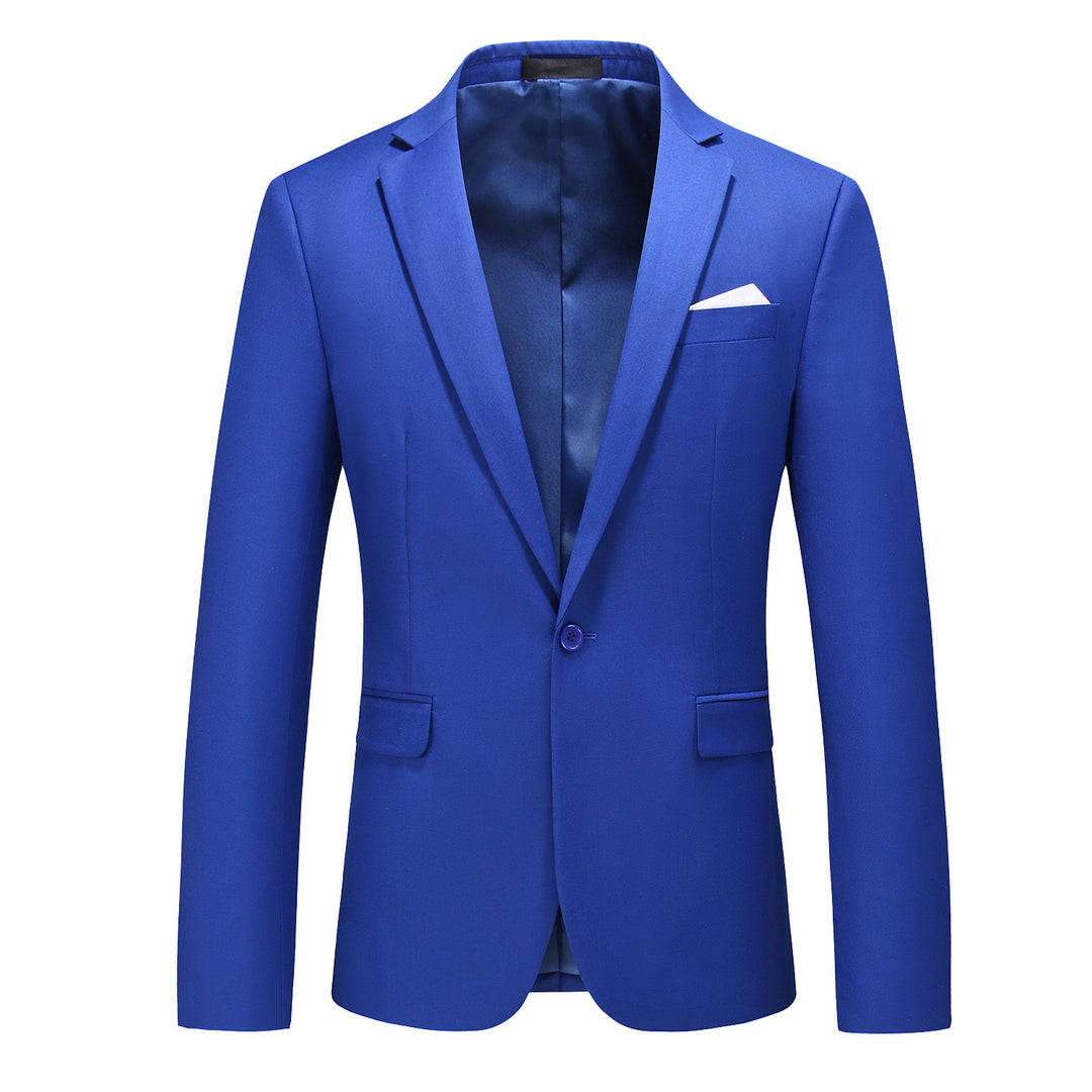 Herren nan elegantes Businesssakko Slim Fit mit schmaler Silhouette und modernem Reverskragen EB