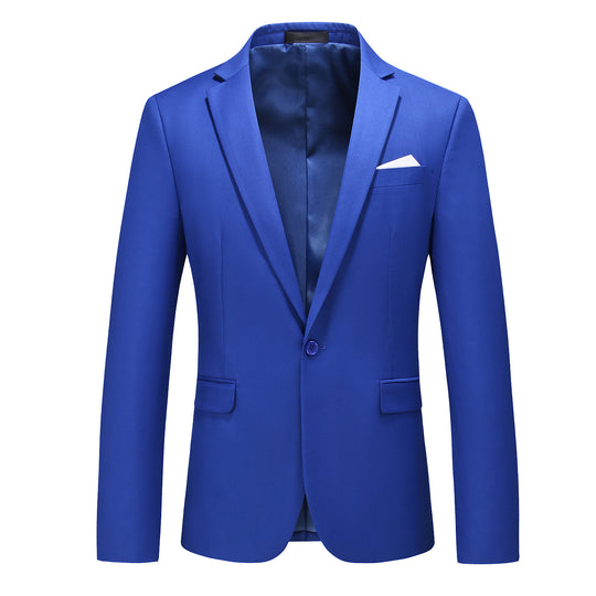 Herren nan elegantes Businesssakko Slim Fit mit schmaler Silhouette und modernem Reverskragen EB