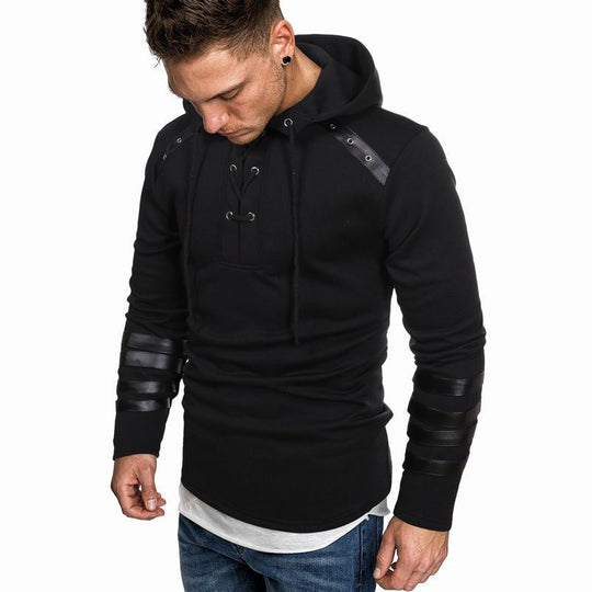Herren Kapuzenpullover mit modischen details EB