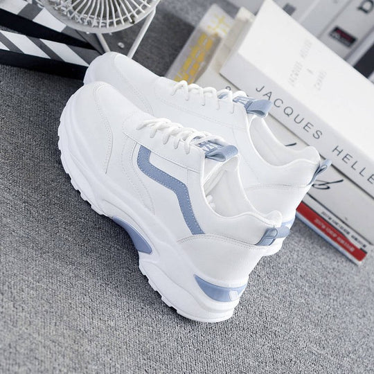 Damen Sportliche Sneaker mit gepolsterter Laufsohle und atmungsaktivem Obermaterial EB