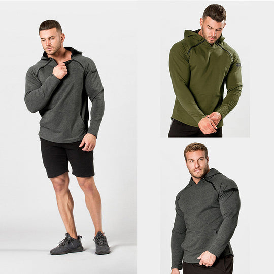 Herren funktionale Kapuzenjacke mit innovativem Schnitt und atmungsaktiven Eigenschaften EB
