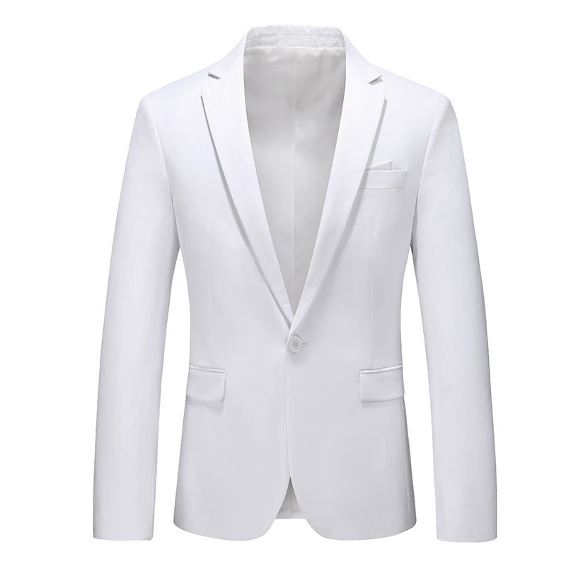 Herren nan elegantes Businesssakko Slim Fit mit schmaler Silhouette und modernem Reverskragen EB