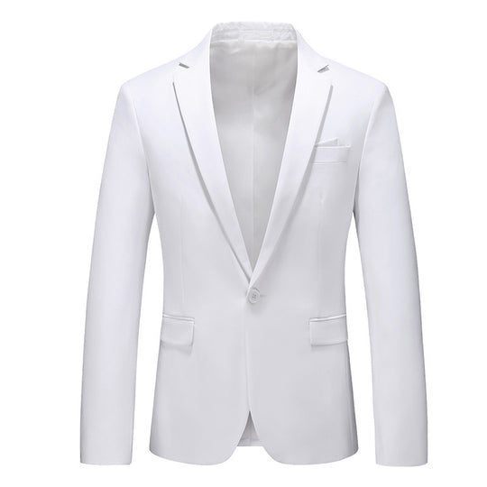 Herren nan elegantes Businesssakko Slim Fit mit schmaler Silhouette und modernem Reverskragen EB