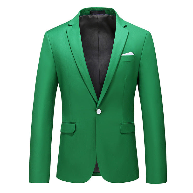 Herren nan elegantes Businesssakko Slim Fit mit schmaler Silhouette und modernem Reverskragen EB