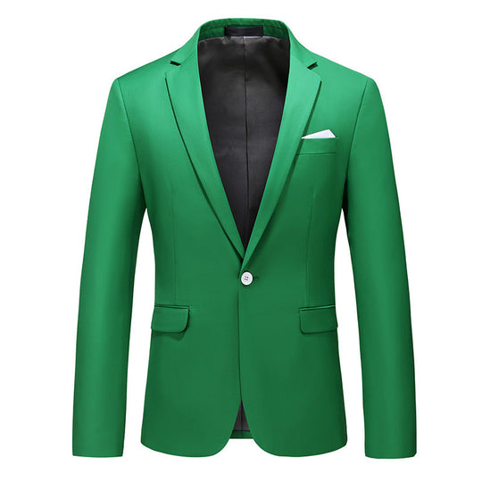 Herren nan elegantes Businesssakko Slim Fit mit schmaler Silhouette und modernem Reverskragen EB