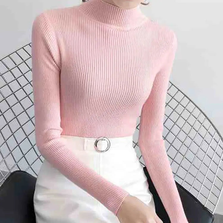 EB | gerippter Wollpullover für Damen