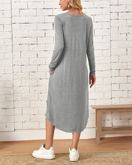 EB | Lockeres Kleid mit Taschen