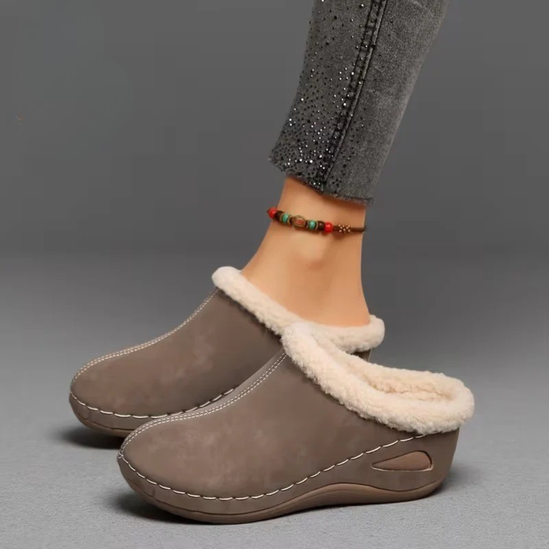 Damen-Mokassins mit Fleecefutter EB EB