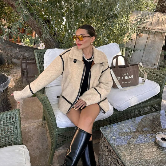 EB | Teddyjacke mit Gemütlichem Futter