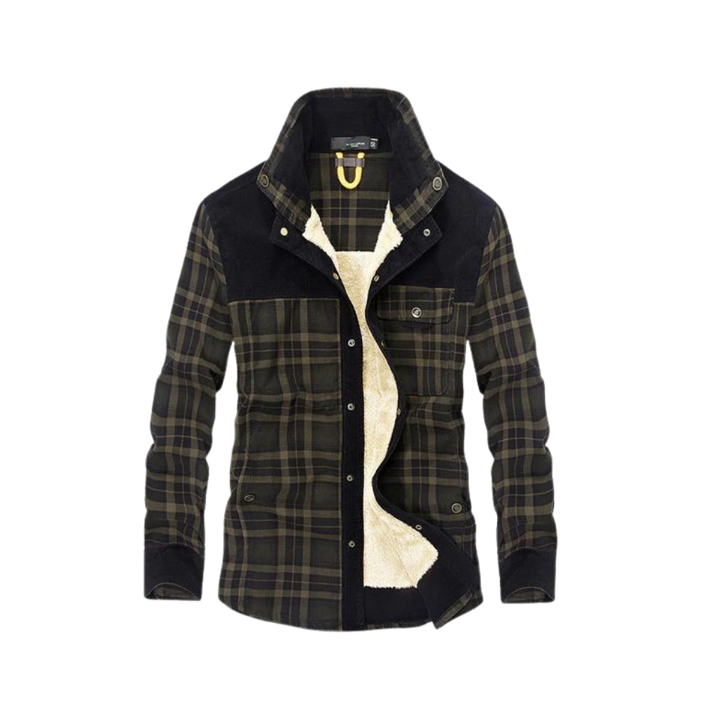 EB | Jacke Aus Dickem Flanell für Männer