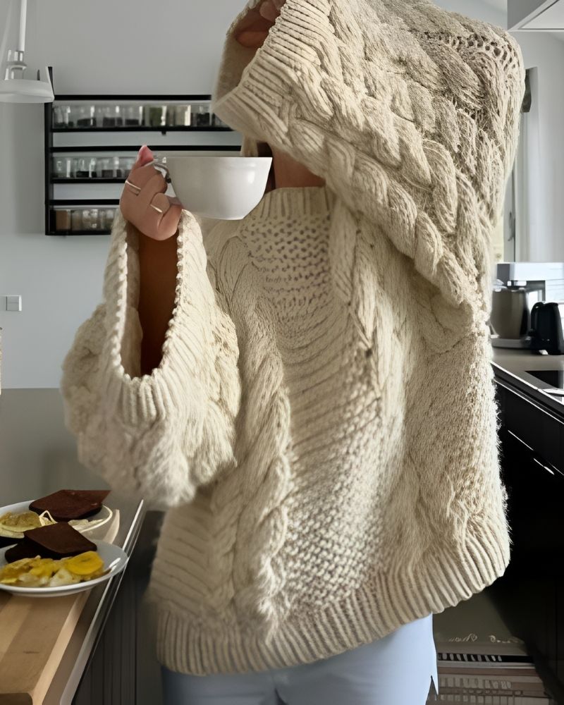EB | Gestrickter Übergrösse-Pullover