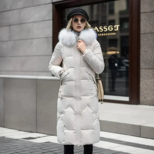 EB | Eleganter Kunstfellmantel