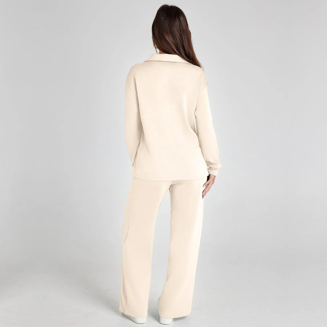 EB | Damen Loungewear Satz mit Weiten Hosen