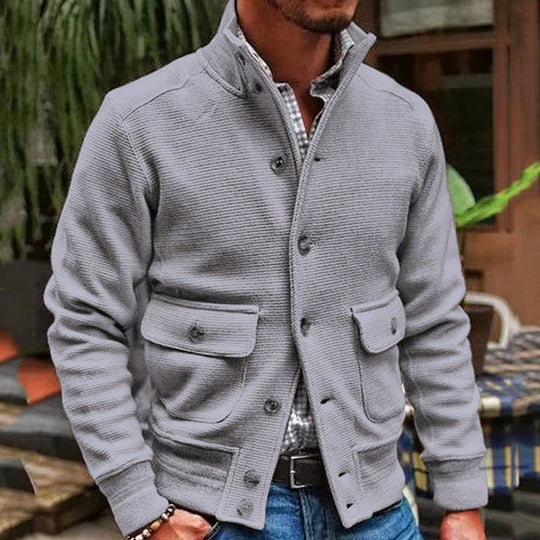 EB | Modische Jacke mit Hohem Kragen