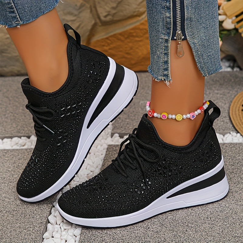 Elegante Sneakers mit Strasssteinen EB EB