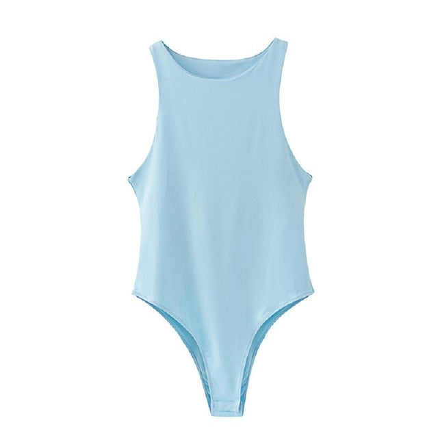 Damen Körpernahes Trägertop mit elegantem Rundhalsausschnitt und weichem Material EB