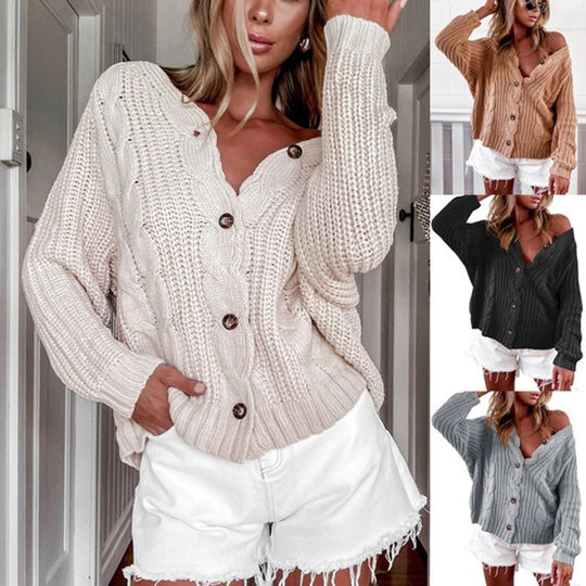Damen Strickjacke im lässigen Oversize-Stil EB