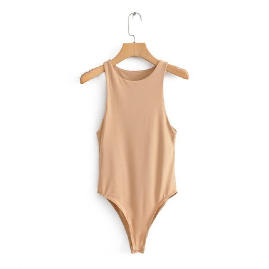 Damen Körpernahes Trägertop mit elegantem Rundhalsausschnitt und weichem Material EB