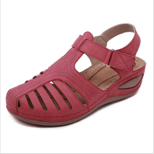 Damen Bequeme luftige Sandalen mit modischen Cut-Outs EB