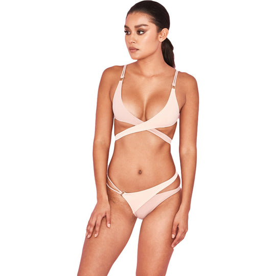 Damen Triangel-Bikini mit raffiniertem Wickel-Trägersystem EB