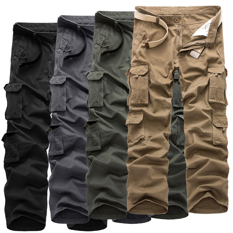 Herren Cargo-Hose mit multifunktionalen Taschen und strapazierfähigem Material EB
