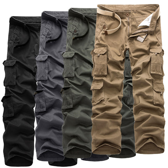 Herren Cargo-Hose mit multifunktionalen Taschen und strapazierfähigem Material EB