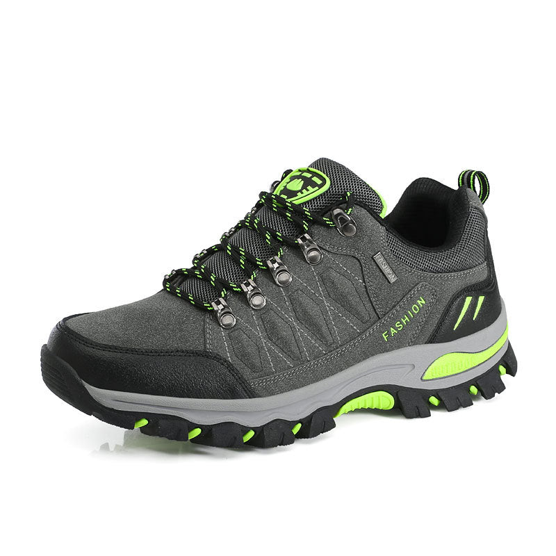 Damen nan atmungsaktiver Low-Cut-Trekkingschuh mit Metallösen, verstärkter Zehenkappe und griffiger Multiterrain-Sohle EB
