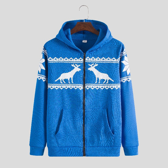 Damen Kapuzenjacke mit tierisch-modernem Design und praktischen Eingrifftaschen EB