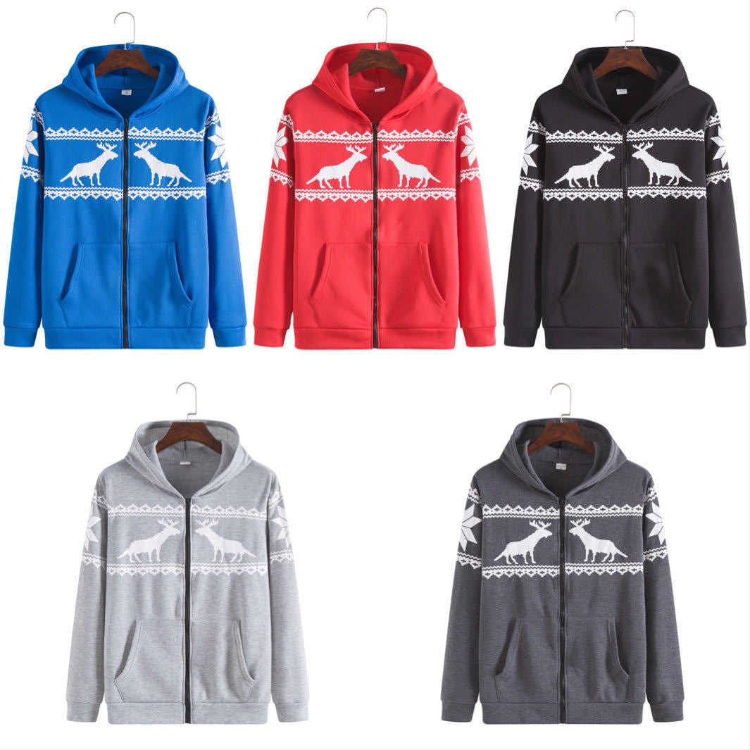 Damen Kapuzenjacke mit tierisch-modernem Design und praktischen Eingrifftaschen EB