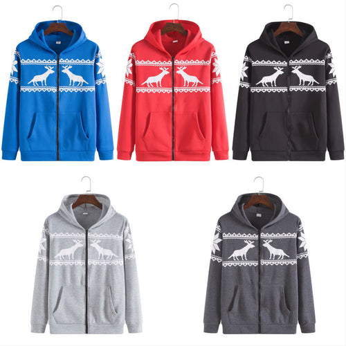 Damen Kapuzenjacke mit tierisch-modernem Design und praktischen Eingrifftaschen EB