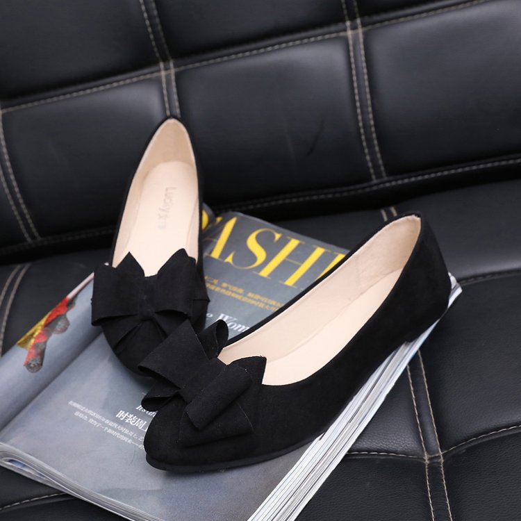 Damen Ballerinas mit eleganter Schleifenapplikation EB
