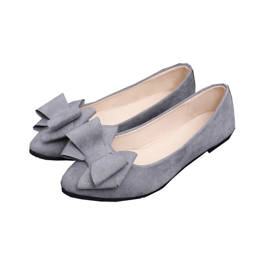 Damen Ballerinas mit eleganter Schleifenapplikation EB