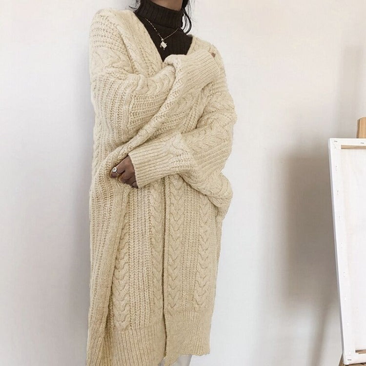 Damen Großer Strickcardigan EB