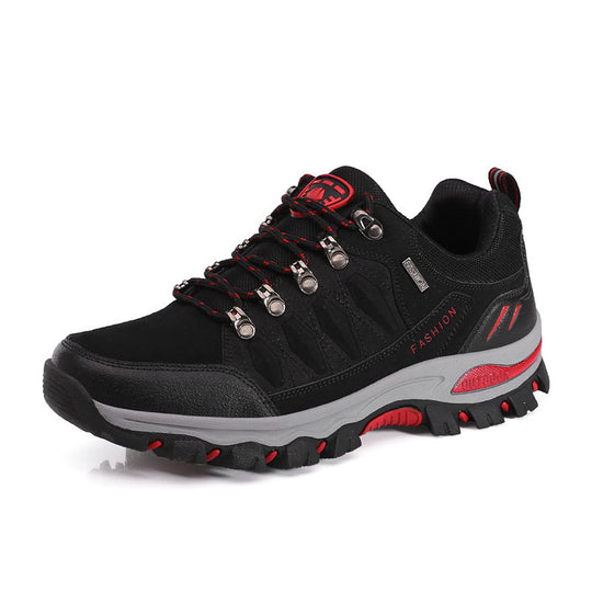 Damen nan atmungsaktiver Low-Cut-Trekkingschuh mit Metallösen, verstärkter Zehenkappe und griffiger Multiterrain-Sohle EB