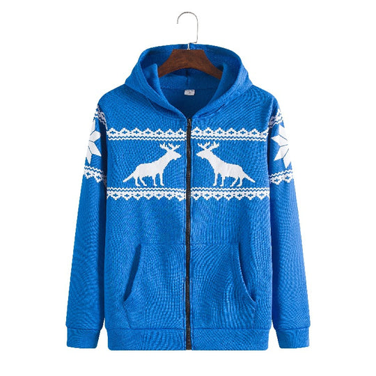 Damen Kapuzenjacke mit tierisch-modernem Design und praktischen Eingrifftaschen EB