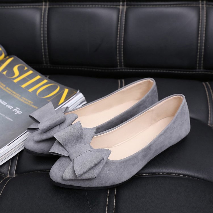 Damen Ballerinas mit eleganter Schleifenapplikation EB