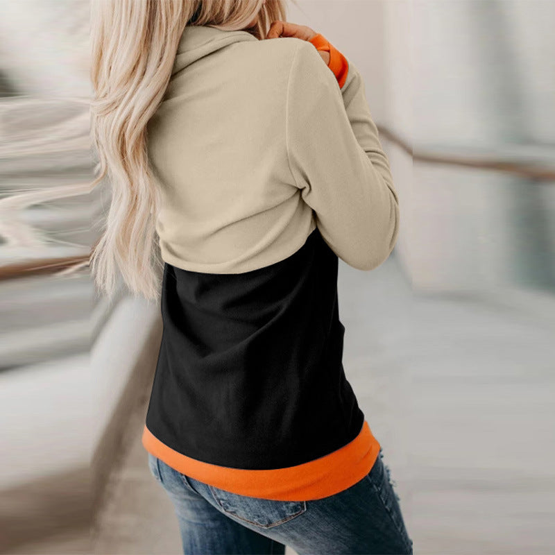 Damen Casual Kürbis Grafik Hoodie Heidi-Mode