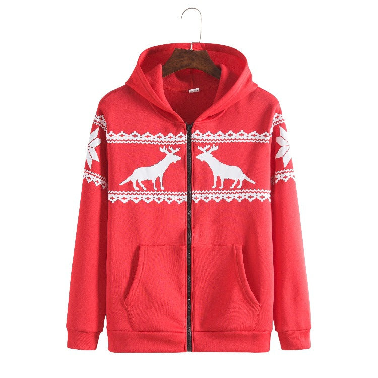 Damen Kapuzenjacke mit tierisch-modernem Design und praktischen Eingrifftaschen EB