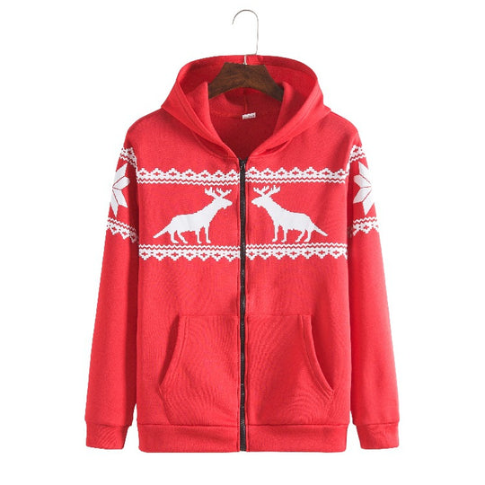 Damen Kapuzenjacke mit tierisch-modernem Design und praktischen Eingrifftaschen EB