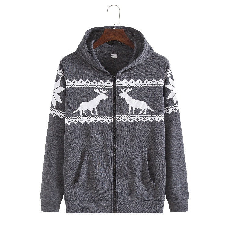 Damen Kapuzenjacke mit tierisch-modernem Design und praktischen Eingrifftaschen EB
