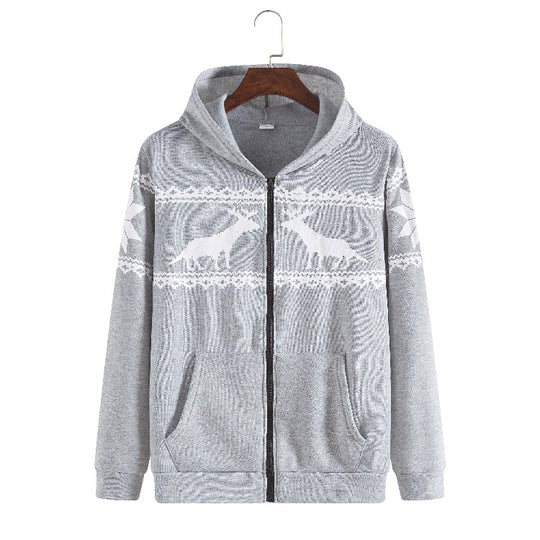 Damen Kapuzenjacke mit tierisch-modernem Design und praktischen Eingrifftaschen EB