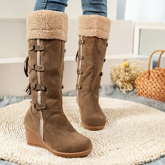 KeilabsatzStiefel Mit Fleecefutter EB